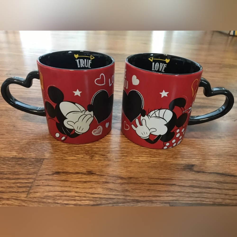 Mickey and Minnie True Love Mugs